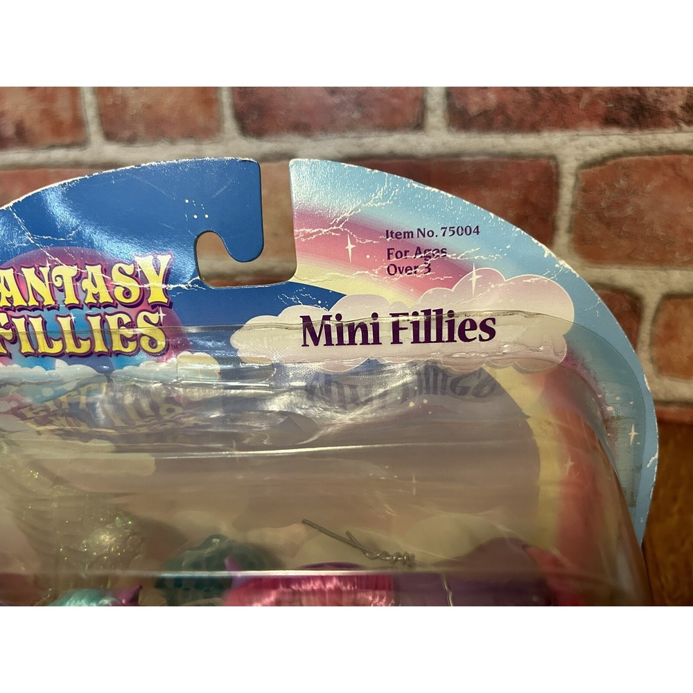 NEW (1996) Fantasy Fillies Mini Fillies Pegasus Horses Storm & Zoe Hard To Find - Picture 6 of 16
